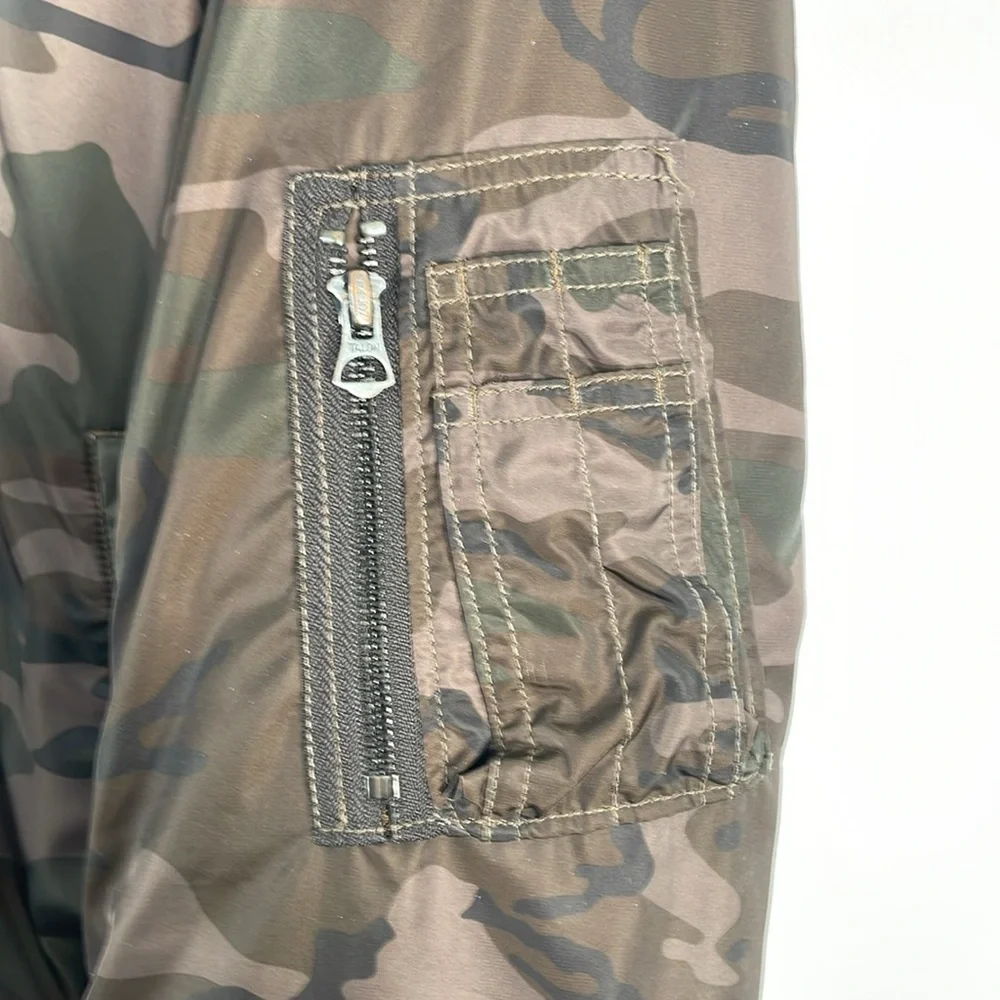 Denim & Supply Ralph Lauren Camouflage Military Bomber Jacket Sz‎ S